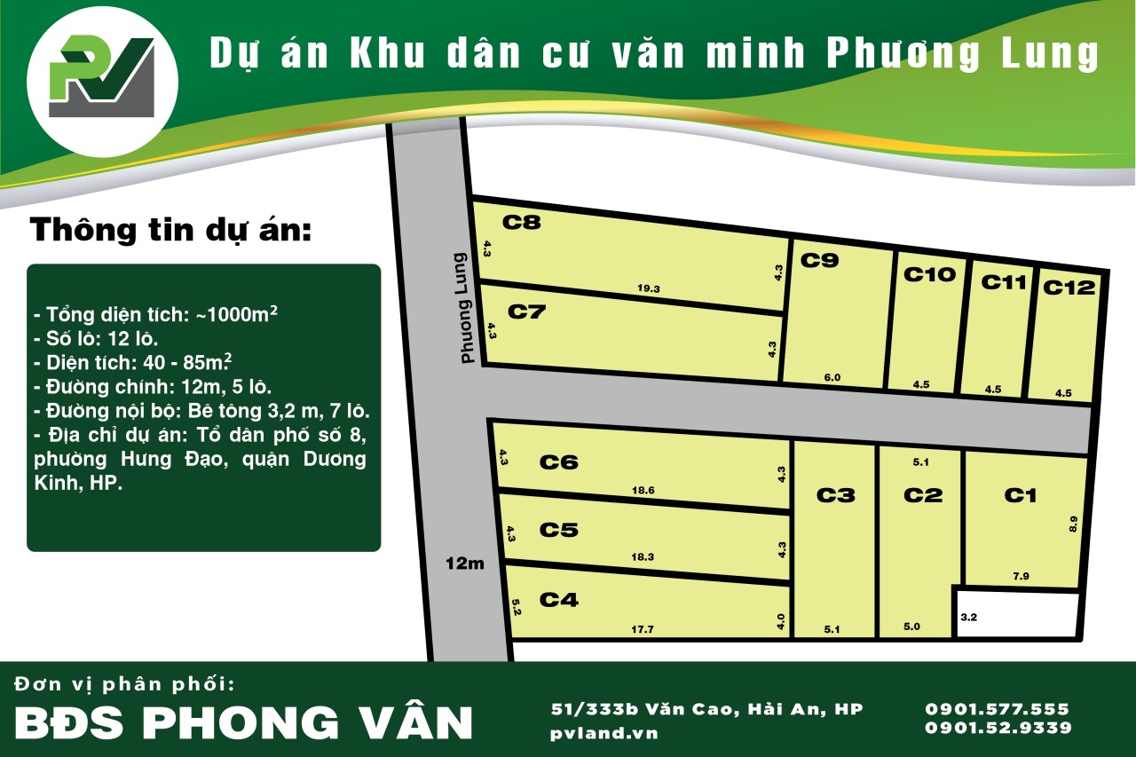 BÁN LÔ ĐẤT THUỘC DỰ ÁN KDC VĂN MINH PHƯƠNG LUNG