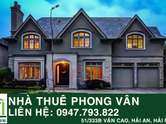 Cho thuê nhà trong ngõ khu Văn Cao